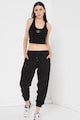 DKNY Top crop cu spate decupat, pentru fitness Femei