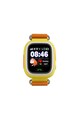 iUni Ceas Gps Copii  Kid100, Touchscreen, BT, Telefon incorporat, Buton SOS, Orange Femei