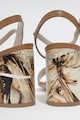 gazzelle Sandale din piele cu garnituri cu model Femei
