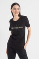 CALVIN KLEIN JEANS Szűk fazonú logómintás póló női