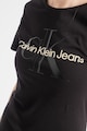 CALVIN KLEIN JEANS Szűk fazonú logómintás póló női