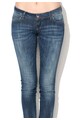 Only Jeansi skinny albastri cu talie foarte joasa Coral Femei