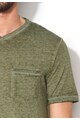 Jack & Jones Тъмнозелена вталена тениска Мъже