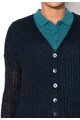 United Colors of Benetton Cardigan bleumarin tricotat cu perforatii Femei