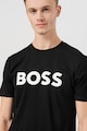 BOSS Памучна тениска Thinking с лого Мъже