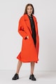 HUGO Marola bő fazonú gyapjútartalmú kabát női