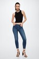 Mango Isa koptatott hatású skinny fit crop farmernadrág női