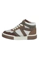 s.Oliver Pantofi sport mid-cut cu insertii din piele ecologica Fete