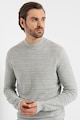 Tom Tailor Gyapjútartalmú pulóver rövid gallérral férfi