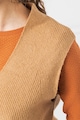 Tom Tailor V-nyakú ujjatlan pulóver női