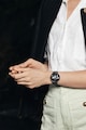 Amelia Parker Кварцов часовник с кожена каишка и лого Жени
