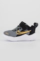 Nike Pantofi sport din plasa cu garnituri din piele ecologica Downshifter 12 Fete