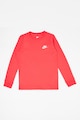 Nike Bluza cu decolteu la baza gatului si broderie logo pe piept Baieti