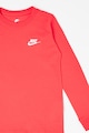 Nike Блуза с овално деколте с бродирано лого на гърдите Момчета