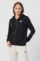 Nike Sportswear Club cipzáros pulóver kapucnival és ferde zsebekkel női