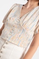 Y.A.S. Къса блуза Kilic с абстрактна щампа Жени