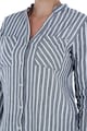 Lee Cooper Раирана риза тип туника с джобове на гърдите Жени