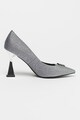 Karl Lagerfeld Pantofi cu toc inalt si aspect stralucitor Debut Femei
