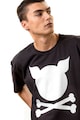 PORC Tricou unisex de bumbac cu imprimeu logo Femei