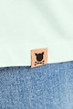 PORC Uniszex póló domború felirattal női
