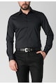 Vincenzo Boretti Camasa neagra body fit Barbati