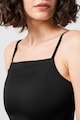 Marella Centro szögletes nyakú ruha oldalhasítékkal női