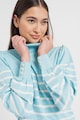Liu Jo Csíkos pulóver gyöngyökkel díszítve női