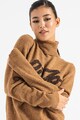 Liu Jo Pulover cu guler inalt si aplicatie logo din lurex Femei