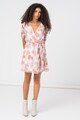 Ted Baker Rochie cu imprimeu floral si maneci drapate Juleah Femei