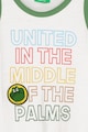 United Colors of Benetton Top de bumbac cu imprimeu contrastant Baieti