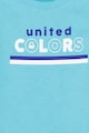 United Colors of Benetton Top de bumbac cu imprimeu pe piept Baieti