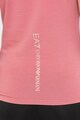 EA7 Tricou slim fit cu imprimeu logo Femei