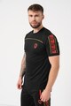 EA7 Kerek nyakú póló logós részletekkel férfi
