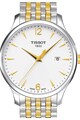 Tissot Часовник Tradition в сребристо и златисто Мъже