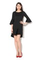 Zee Lane Collection Rochie texturata neagra cu maneci clopot Femei