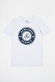 Jack & Jones Set de tricouri cu decolteu la baza gatului si imprimeu logo - 3 piese Baieti