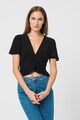 NA-KD Bluza crop cu decolteu in V Femei