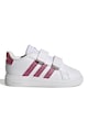 adidas Sportswear Pantofi sport din piele ecologica cu inchidere velcro Grand Court 2.0 Fete