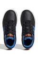 adidas Sportswear Pantofi sport de piele ecologica cu insertii de plasa Hoops 3.0 Baieti