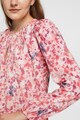 Esprit Блуза с абстрактен ден с еластични маншети Жени