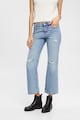 EDC by Esprit Bootcut fazonú crop farmernadrág női