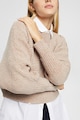 Esprit Bő fazonú bordázott pulóver női
