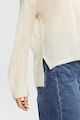 Esprit Bő fazonú gyapjútartalmú pulóver V-nyakkivágással női