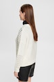 Esprit Gyapjútartalmú pulóver azsúros részletekkel női
