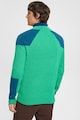 Esprit Рипсен пуловер с дизайн с цветен блок Мъже
