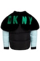 DKNY Colorblock dizájnú télikabát Lány