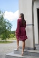 MIAU by Clara Rotescu Adina bővülő selyemtartalmú ruha női