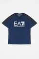EA7 Тениска с овално деколте и лого Момчета
