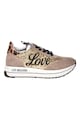 Love Moschino Бляскави спортни обувки с велур Жени