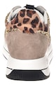 Love Moschino Csillámos sneaker nyersbőr részletekkel női